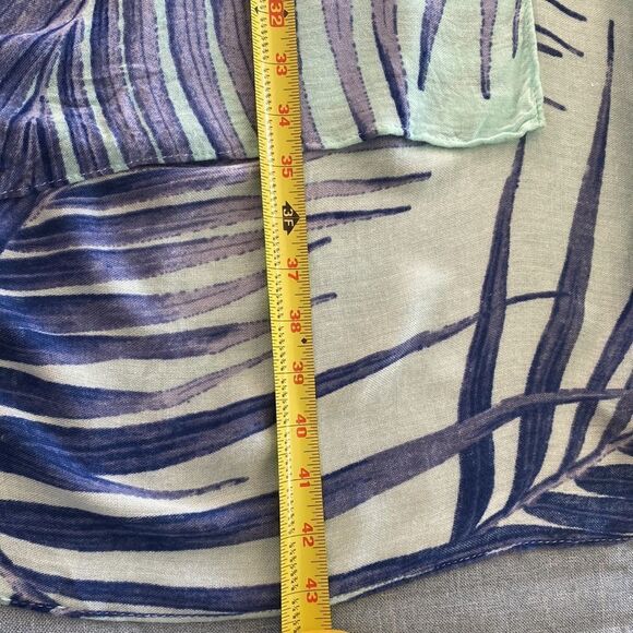 Janice Apparel tropical print semi-sheer kimono cover up one size - Picture 7 of 8